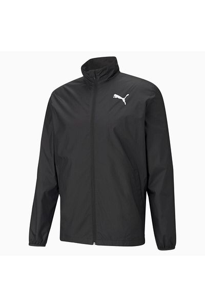 Puma Мъжко черно спортно яке с яка стойка