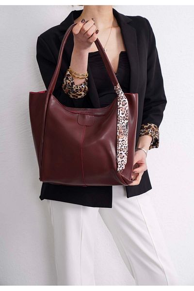 Unique Women's Large Scarf School Work Bag
