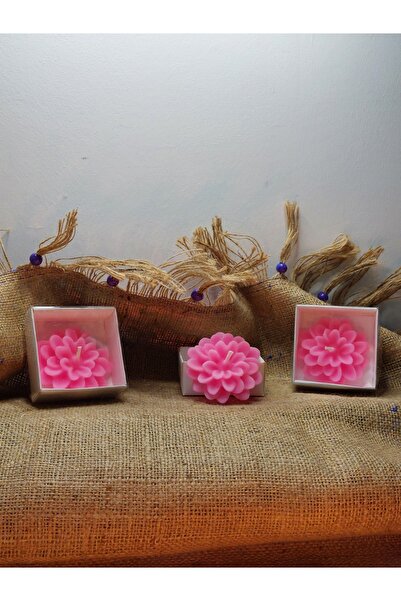 DEZİ Çiçek Şekilli Yüzen Mum, Vazo İçin Yüzen Mum, Kokusuz Yüzen Mum 3'Lü Set