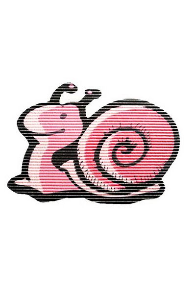 Homelux Foam bath mat, snail shape, pink, 65X50 cm