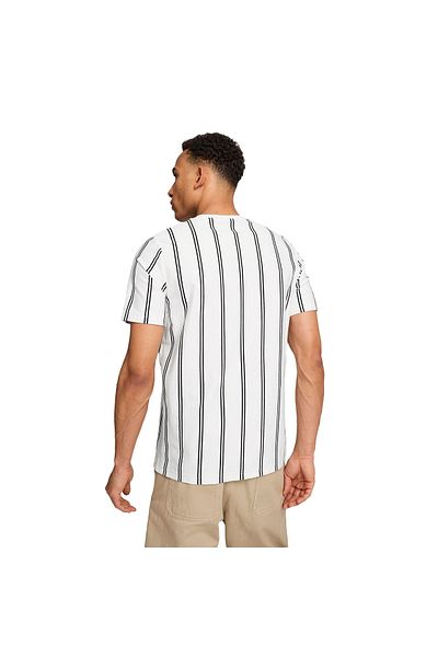 Puma Ανδρικό λευκό μπλουζάκι - Sports Club Aop, Casual Style, 68186202