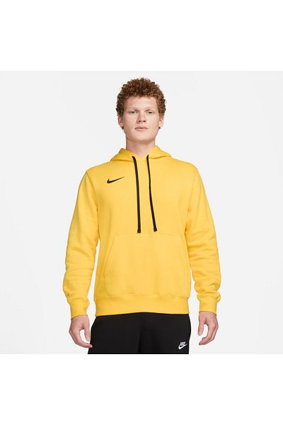 Nike Men's Yellow Hooded Park Hoodie