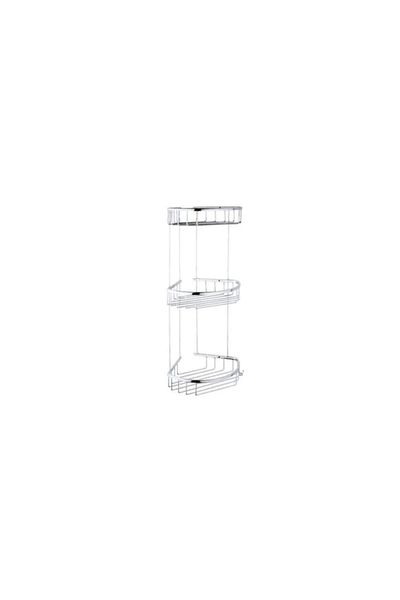 ardini Kitaro 20x20 Shampoo Holder Brass - Three Layer
