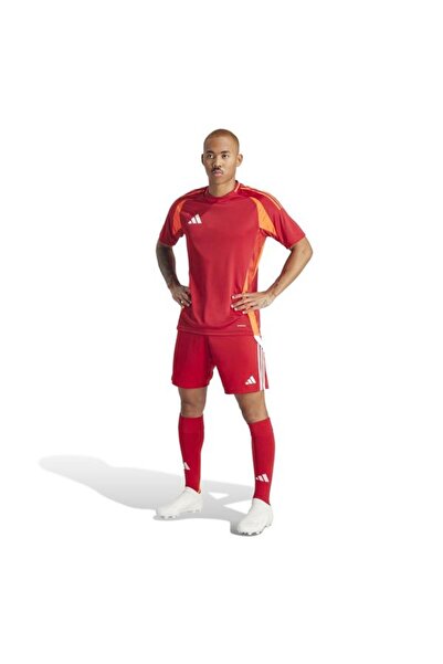 adidas IR9379-E adidas Tıro24 Sho Erkek Şort Ve Kapri Kırmızı