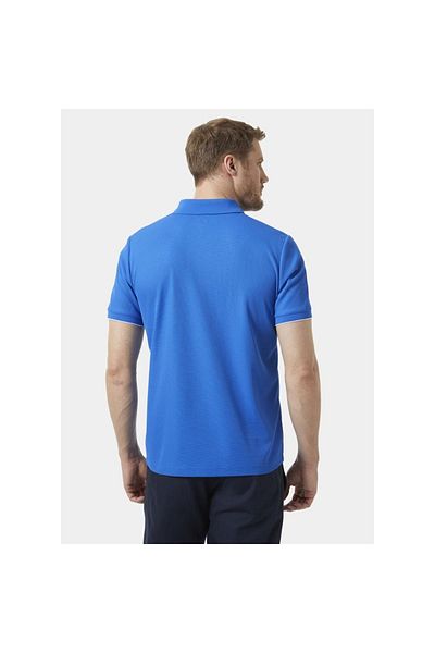 Helly Hansen Tricou polo albastru cu guler clasic pentru bărbați Ocean