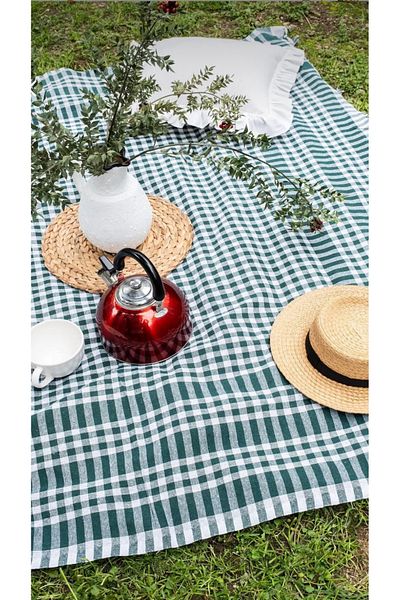 ÇIQRIK HOME Multi-Purpose Table Cloth-Table Cloth-Picnic Cloth 170*170 cm