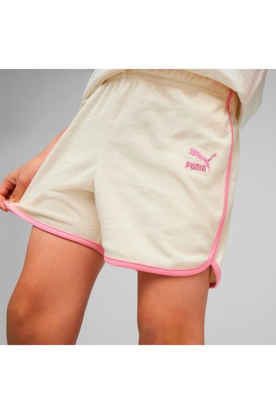 Puma Summer Camp Classics Kids Ecru Shorts