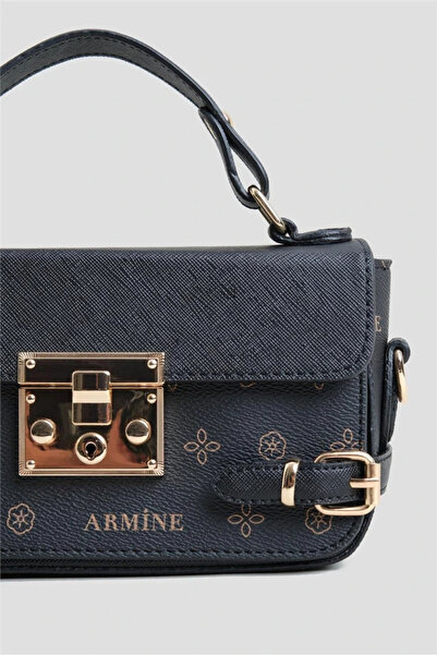 Armine Kadın Kilit Kapaklı Ayarlanabilir Uzun Askılı El & Omuz Çantası 359