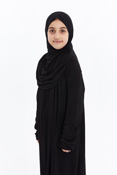 Altobeh Practical One-Piece Organic Girl's Prayer Dress - Black