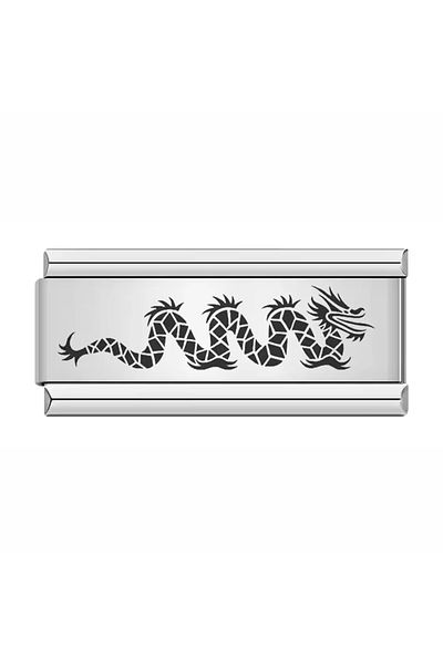RoseCo00 Italian Steel Charm Bracelet Set - Double
