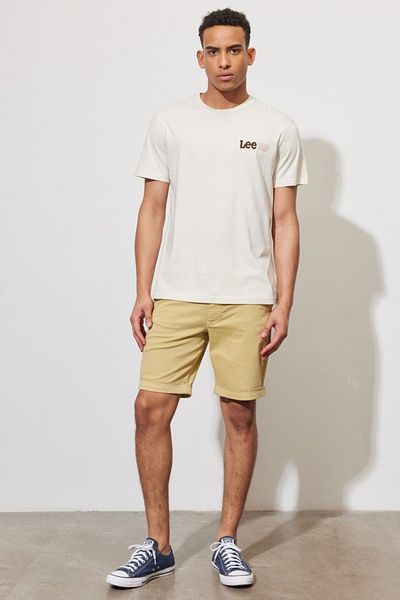 Lee Regular Fit Regular Cut Normální pas hořčičné pružné šortky