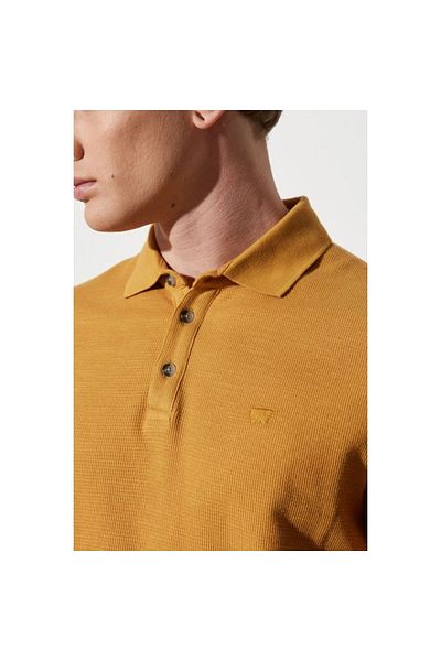 WRANGLER Tricou polo galben pentru bărbați