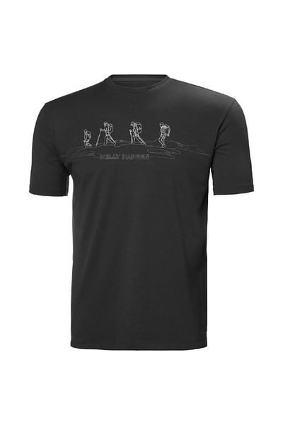 Helly Hansen Ανδρικό μπλουζάκι με στρογγυλή λαιμόκοψη Skog Recycled Graphic