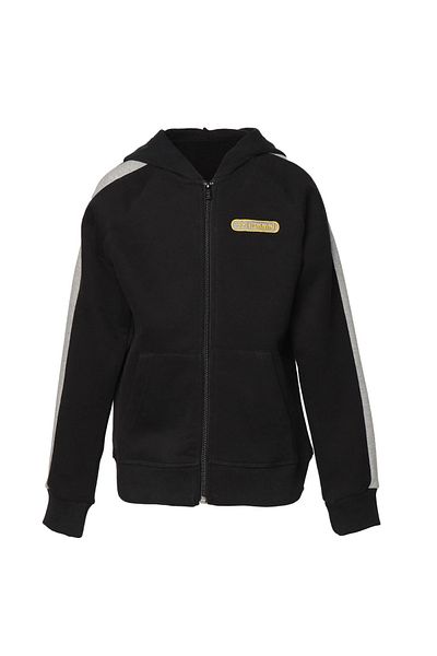hummel Черно яке с качулка Ethan за момче
