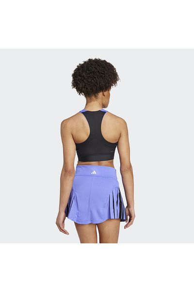 adidas Crop Top Pro Γυναικείο Μπλε Στρογγυλό Μπλουζάκι