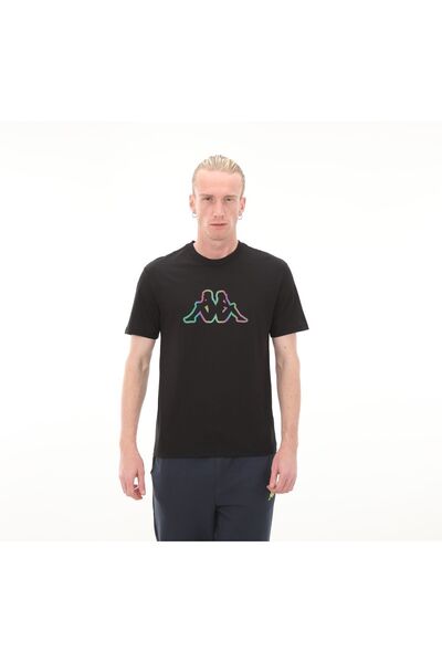 Kappa 321W4GW-005 Kappa Logo Brıan T-Shırt Erkek T-Shirt Siyah