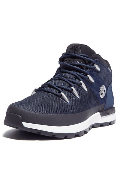 Timberland Ανδρικές μπότες μπλε Navy Sprint Trekker Mid Fab Wp
