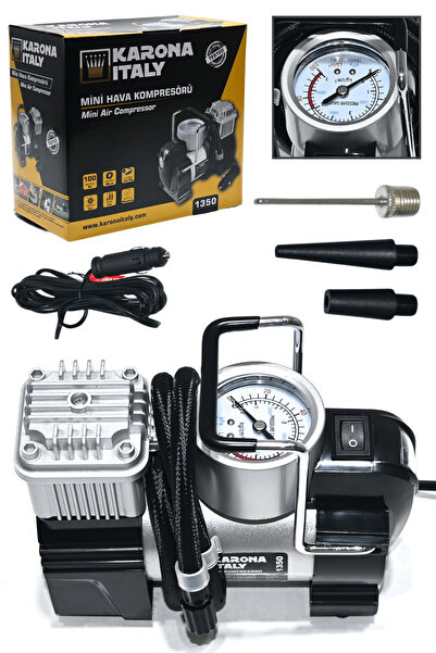 Mur-Cell Mini Araç Kompresörü Lastik Şişirme Çakmaklı Kompresör