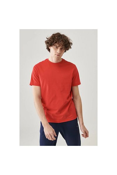 Lee Lightweight Men's Red Crew Neck T-Shirt