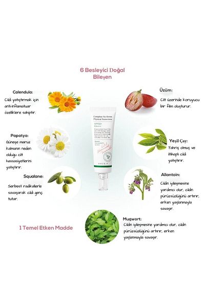 AXIS-Y SPF 50 Pa 50ml Facial Sunscreen with Physical Filter - Anti-Blemish Acne