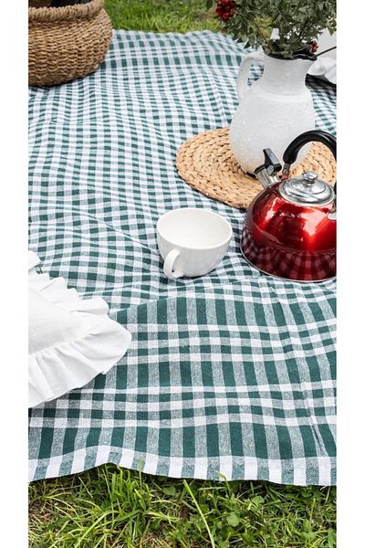 ÇIQRIK HOME Multi-Purpose Table Cloth-Table Cloth-Picnic Cloth 170*170 cm