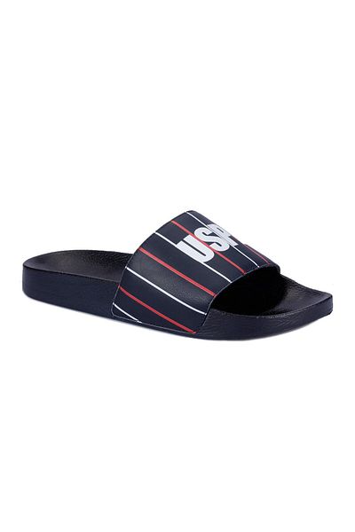 U.S. Polo Assn. 2M شبشب رجالي باللون الأزرق الداكن - 2fx