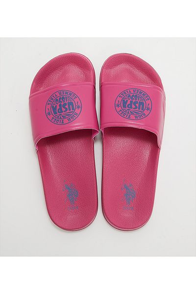 U.S. Polo Assn. LELIN GLB WMN_PINK شباشب وشرائح