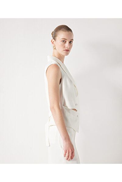 İpekyol Double-breasted Vest with Cut Detail