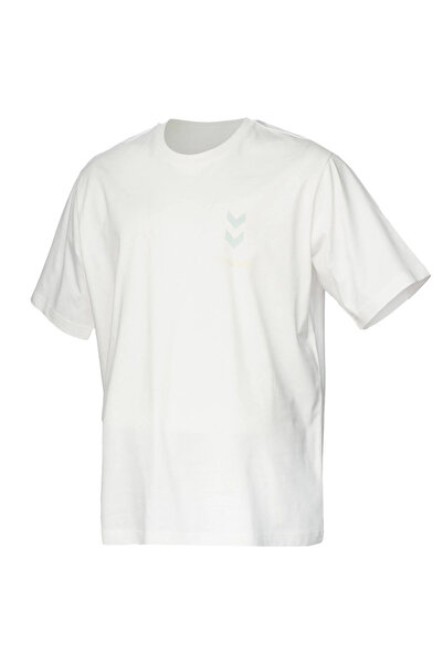 hummel Hmlfinny Oversize T-shirt S/s Ανδρικό T-shirt911799-9003 Off White