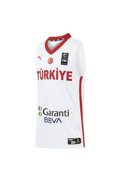 Puma Men's V-Neck Turkey Basketball Shirt