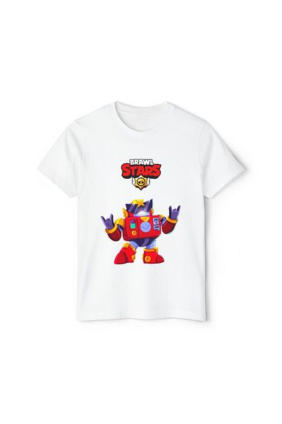 Hilosh Tricou pentru copii unisex cu imprimeu Brawl Stars Surge K01