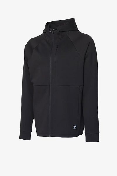 hummel Мъжки черен суичър - Hmlt-mt Interval Zip, 921647 -2001