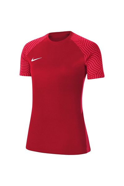Nike Strike 2 Dri Fit Women's Red Round Collar Jersey