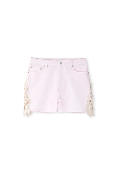 İpekyol Dantel garnili şort
