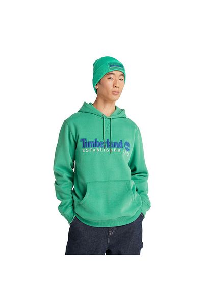 Timberland LS 50th Anniversary Est. Ανδρικό φούτερ με πράσινη κουκούλα 1973