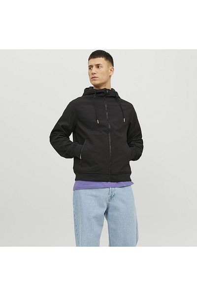 Jack & Jones JJEBASIC SOFTSHELL HOOD NOOS Wind- und Regenschutz-Softshell-Jacke mit Kapuze