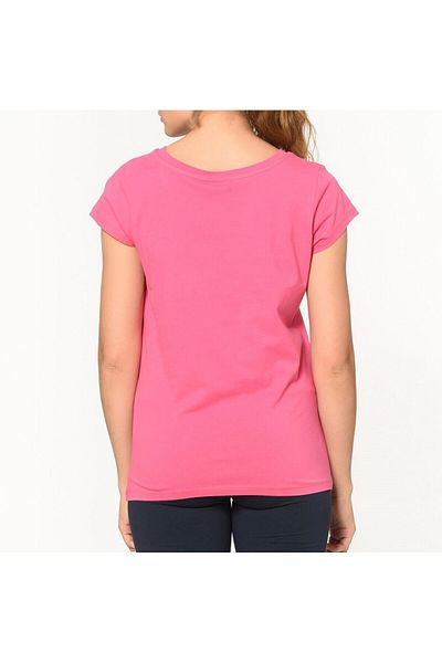 hummel Triana Women's Pink Printed Crew Neck T-Shirt