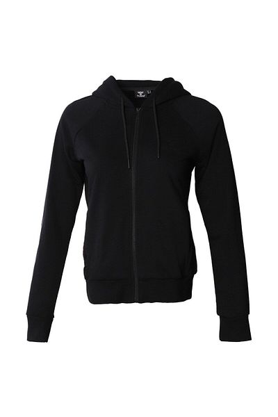 hummel Γυναικείο μαύρο μπουφάν με κουκούλα Zip T-noni 2.0