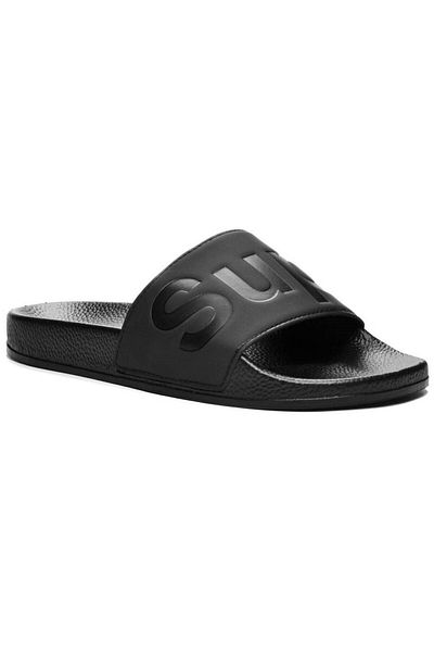 Superga 1908 Slides Polysoft Unisex Black Slippers