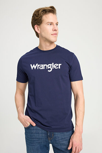 WRANGLER Regular Fit Normal Kesim Sıfır Yaka %100 Pamuk Logolu Tişört