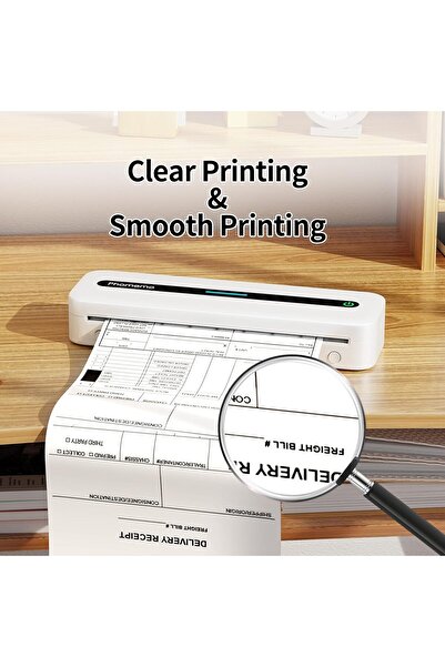 Phomemo 110mmx6,5mt Termal Kağıt, 3 Rulo 10 Yıl Dayanıklı M832 için Q22-RMSG10-110M8