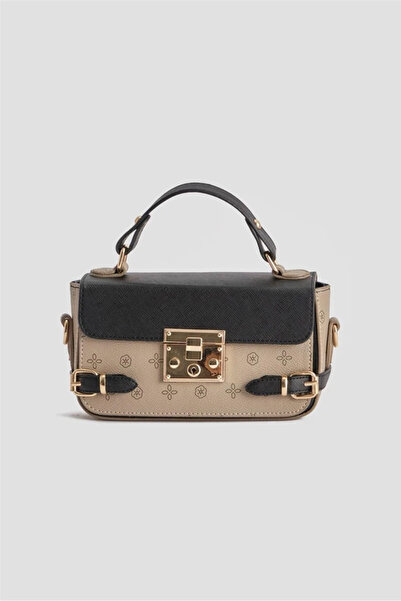 Armine Kadın Kilit Kapaklı Ayarlanabilir Uzun Askılı El & Omuz Çantası 359