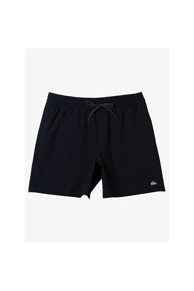 Quiksilver Size 16 Surfsilk Solid Men's Black Swimsuit Shorts - Volley