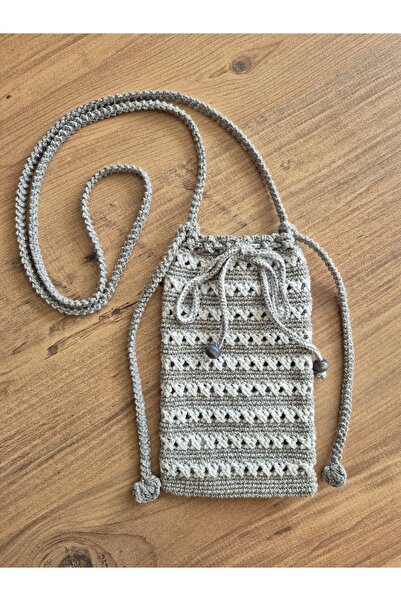 Handream Cep telefonu çantası örgü omuz askılı