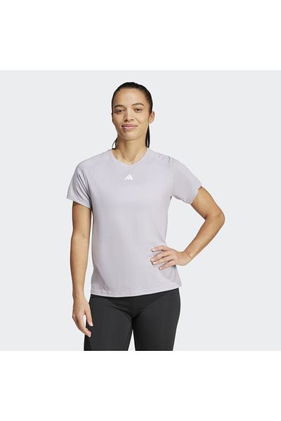 adidas Tricou Gri pentru damă, cu gât rotund, Train Essentials