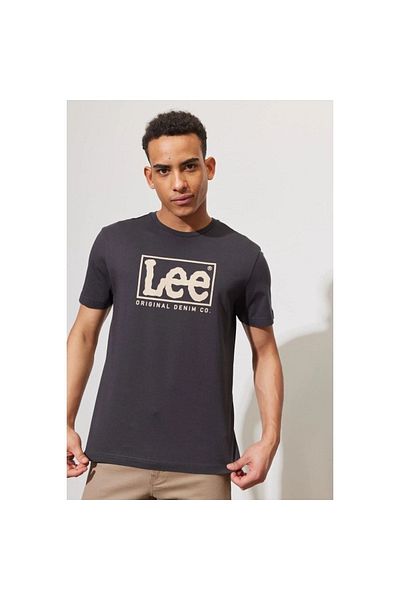Lee Ανδρικό μπλουζάκι με λαιμόκοψη με λογότυπο Xm Wobbly