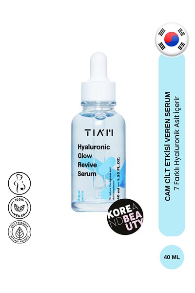 TİAM Tıam Hyaluronic Glow Serum |   40ml Intensive Hyaluronic Acid Revive Serum