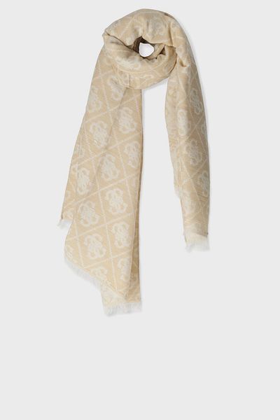 Guess Orlina Jacquard 190X86Cm Wool Blend Shawl - Aw5275Wol03 Dvl