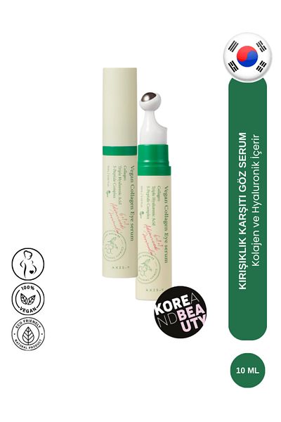 AXIS-Y Vegan Collagen Eye Serum 10 ml - Moisturizing and Anti-Wrinkle Eye Serum Containing Collagen