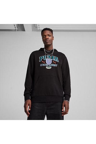 Puma Суичър с качулка с графичен дизайн WARDROBE ESS